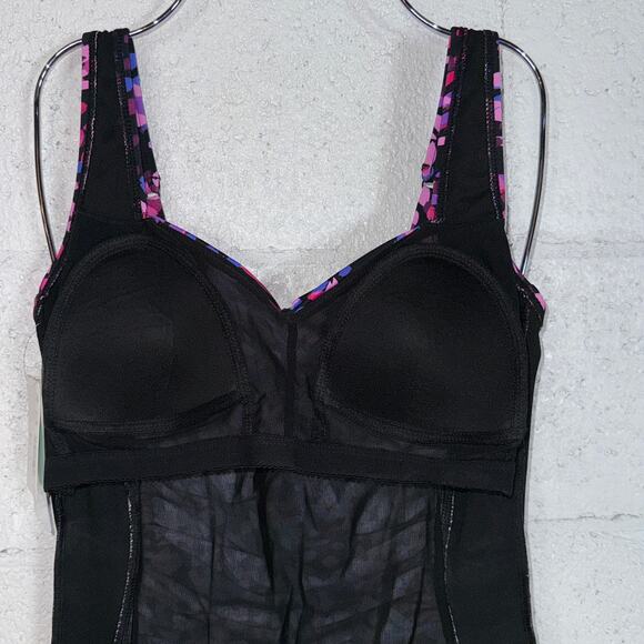 Swim Solutions Women's Abstract Printed One-Piece Swimsuit multi, 16 $112 - Picture 10 of 14